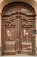 door double wooden ornate 0006